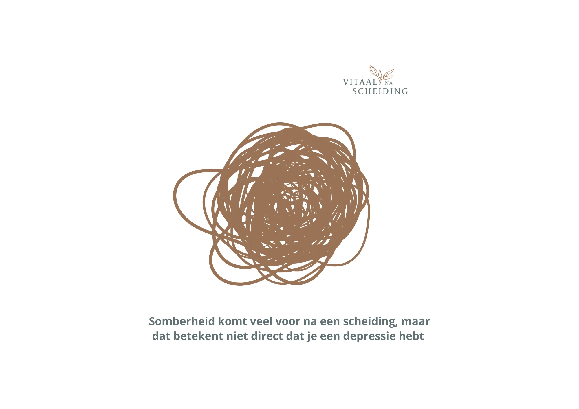 Depressief na een scheiding: somberheid, verdriet en rouw na een scheiding wijzen niet direct op een depressie